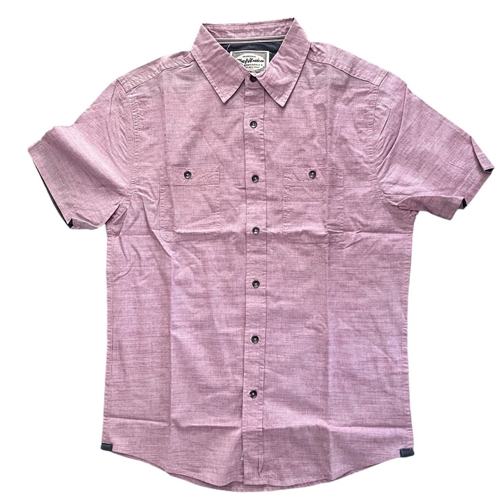 Flag & Anthem cotton button down casual shirt, size small, new with tags